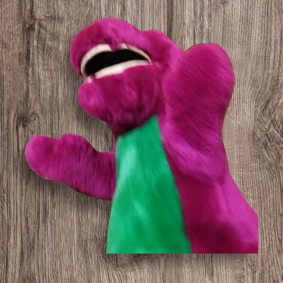 Vintage 1992 The Lyons Group Barney Plush Stuffed Animal 13" tall - Picture 2 of 7